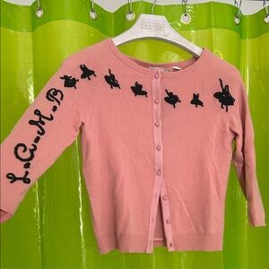 L.A.M.B. 2006 pink dancer cardigan